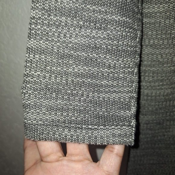 Ann Taylor Loft Sz Medium Gray Black  Knit Dress - Picture 7 of 10